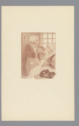Franse vrouwen by Théophile Alexandre Steinlen