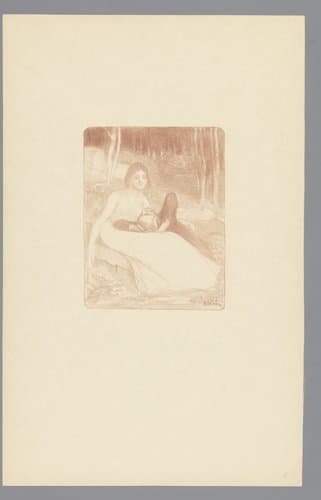 Elle! by Théophile Alexandre Steinlen