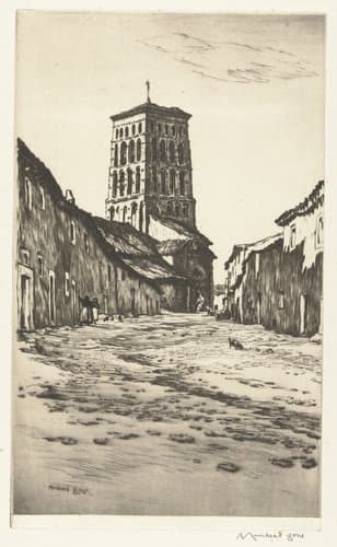 San Lorenzo in Sahagún by Muirhead Bone