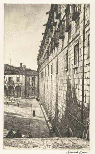 Klooster van San Paio de Antealtares by Muirhead Bone
