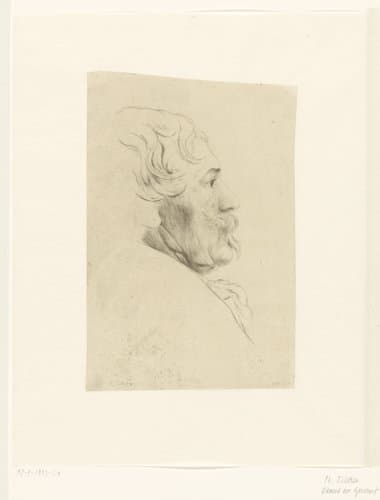 Portrait d'Edmond Goncourt by Philip Zilcken