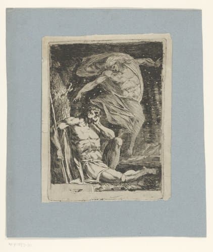 Geest van Crugal verschijnt aan Connal by Alexander Runciman