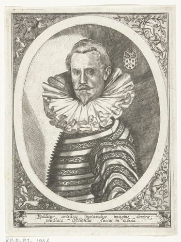 Portret van Olpherdus Fuyck (Olfert Fuchs?) by Floris Balthasarsz. van Berckenrode