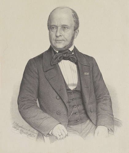 Portret van een onbekende man by Johann Peter Berghaus