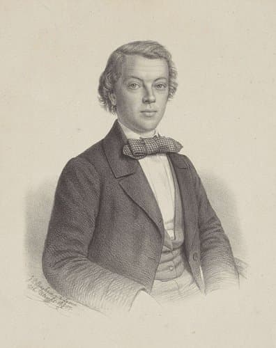 Portret van een onbekende man by Johann Peter Berghaus