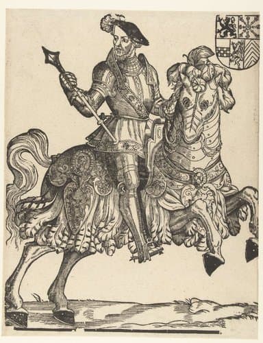 Portret van hertog Willem van Kleef by Cornelis Anthonisz.