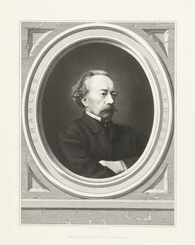 Portret van Charles Rochussen by Petrus Johannes Arendzen