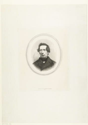 Portret van Johan Rudolf Thorbecke