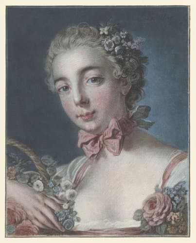 Tête de Flore by Louis Marin Bonnet