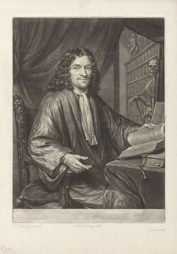 Portret van Cornelius 's-Gravesande by Abraham Bloteling