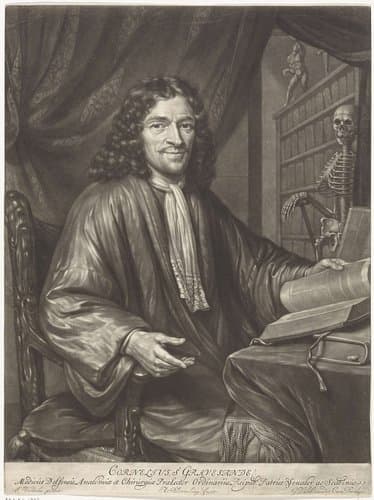Portret van Cornelius 's-Gravesande by Abraham Bloteling