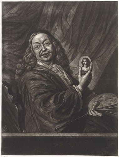 Portret van Bartholomeus van der Helst by Abraham Bloteling
