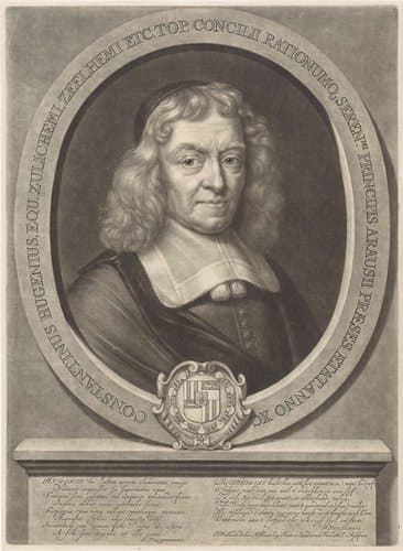 Portret van Constantijn Huygens by Abraham Bloteling