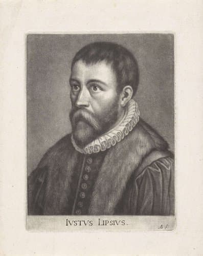 Portret van Justus Lipsius by Abraham Bloteling