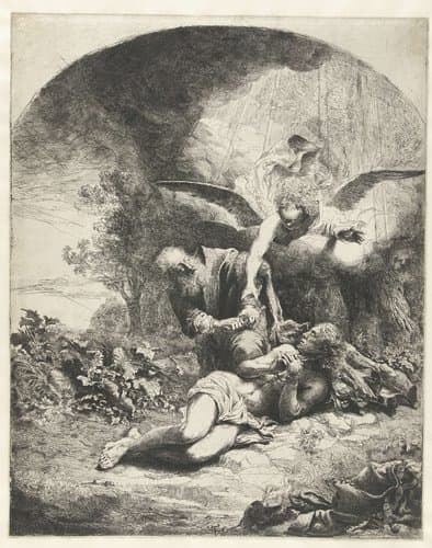 Offer van Abraham by Ferdinand Bol