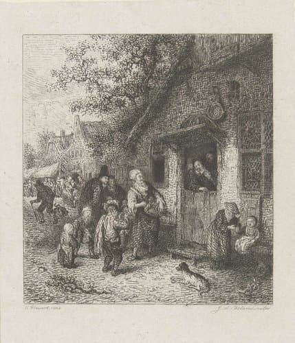 Boerenkermis by Johannes Arnoldus Boland