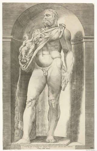 Standbeeld van keizer Commodus als Hercules, by anonymous