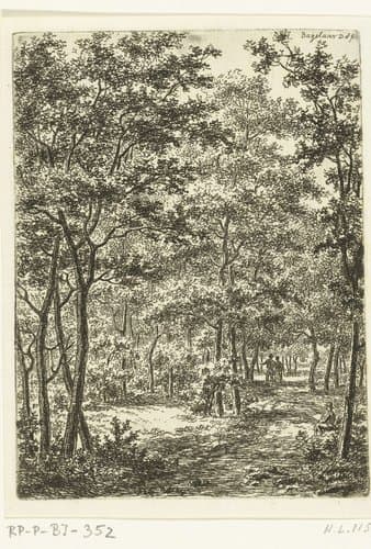 Bosgezicht by Ernst Willem Jan Bagelaar