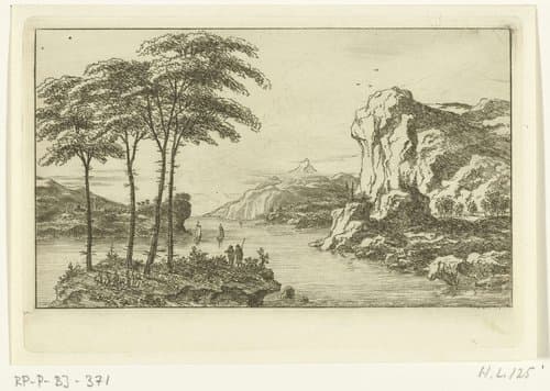 Waterlandschap bij de Adriatische Zee by Ernst Willem Jan Bagelaar