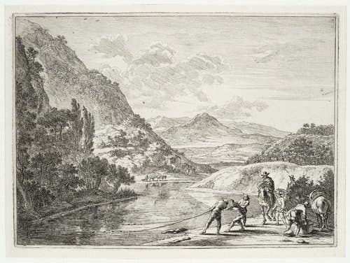 Vissers bij de Tiber by Jan Both