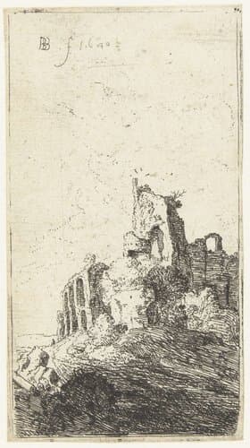 Nimf Corsica mishandeld door een satyr by Bartholomeus Breenbergh