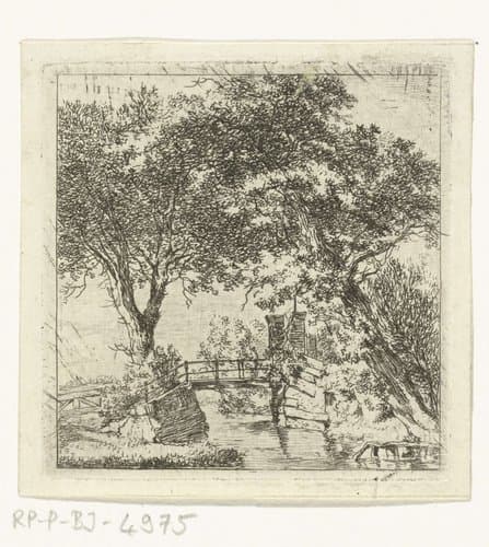 Bruggetje bij Sandenhoef by Hermanus van Brussel