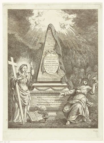 Monument voor Wilhelmus Somveen by Hermanus van Brussel