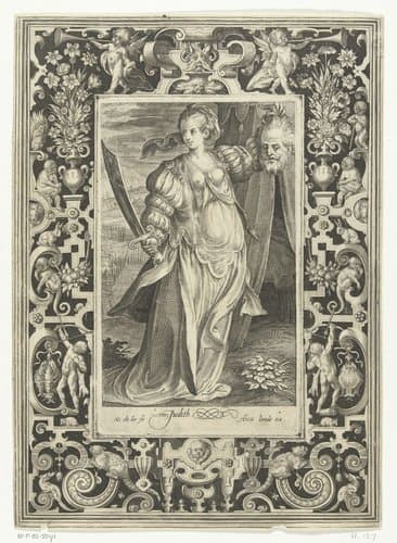 Judit met het hoofd van Holofernes by Nicolaes de Bruyn