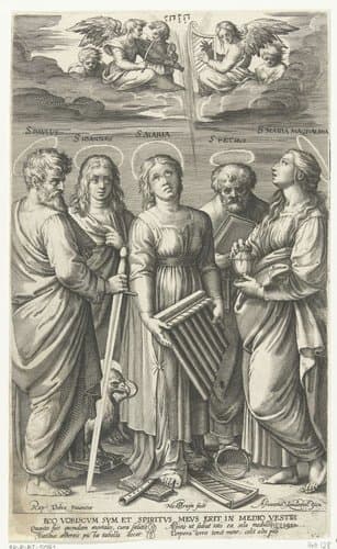 Heiligen Paulus by Nicolaes de Bruyn