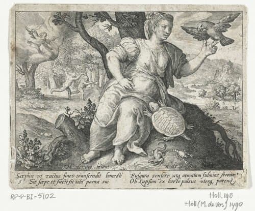 Zintuig gevoel by Nicolaes de Bruyn