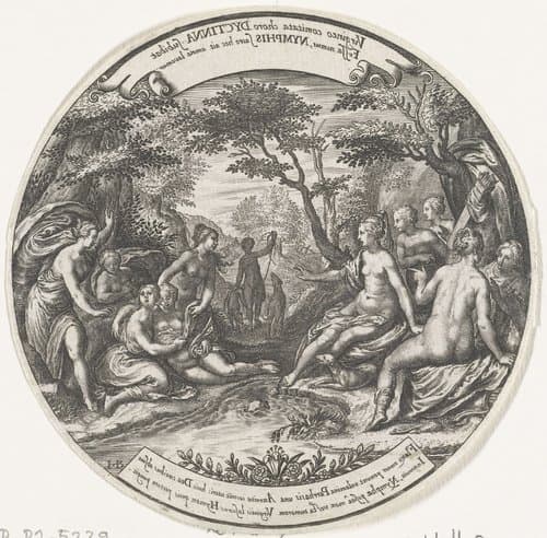 Diana ontdekt de zwangerschap van Callisto by Johann Theodor de Bry