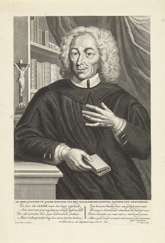 Portret van Joannes de Jager by Andries van Buysen (Sr.)