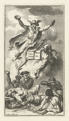 Mercurius en een nar by Andries van Buysen (Sr.)