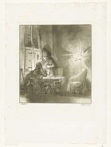 De maaltijd te Emmaüs by Jacobus Buys