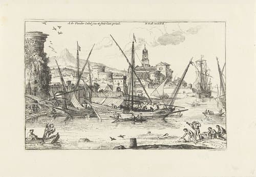 Haven by Adriaen van der Kabel