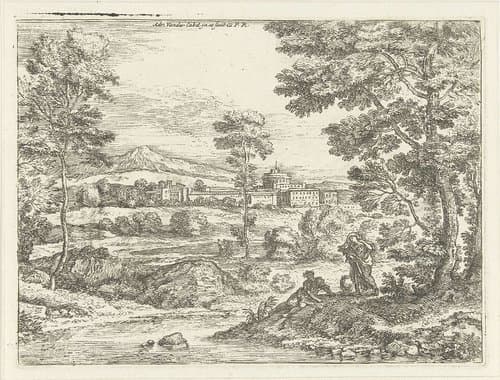 Landschappen, serie twee by Adriaen van der Kabel