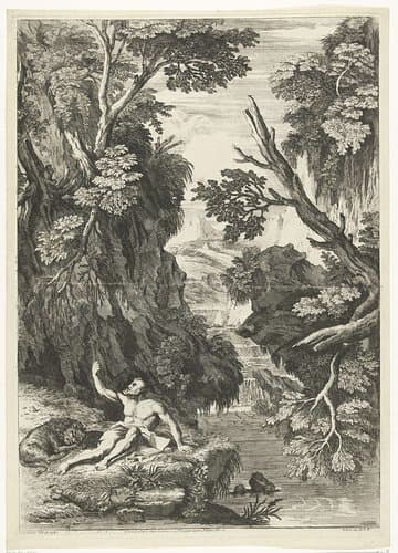Heilige Hieronymus by Adriaen van der Kabel