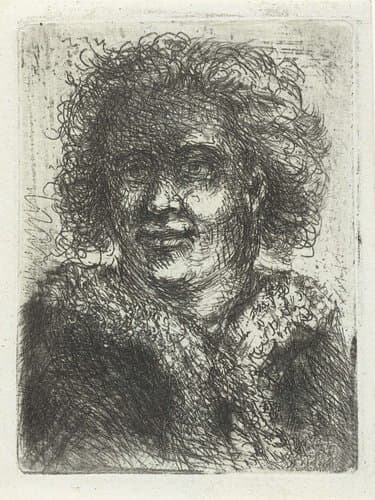 Man met bontkraag by Jan Chalon
