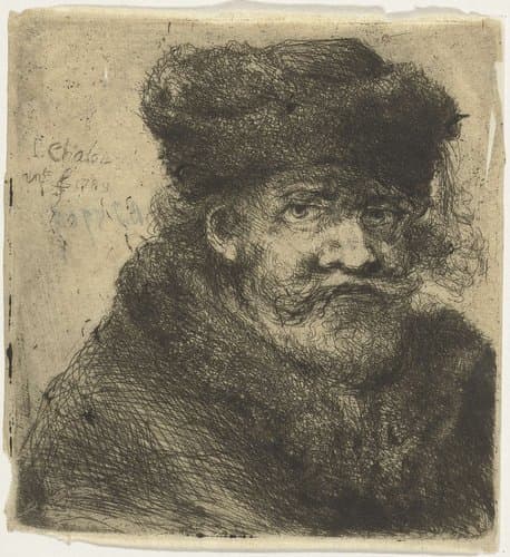 Oude man by Jan Chalon
