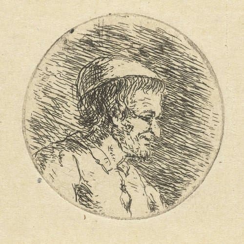 Buste van een onbekende man by Christina Chalon