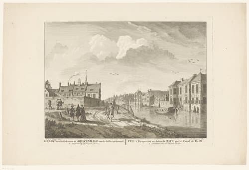 Gezicht op het Zieken te Den Haag by Jacques le Charpentier
