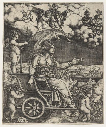 Triomfwagen by Monogrammist AC (16e eeuw)