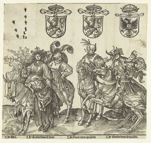 De Graven en Gravinnen van Holland, 5 (14) by Jacob Cornelisz van Oostsanen