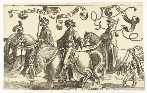 De twaalf koningen van Israël by Lucas van Leyden