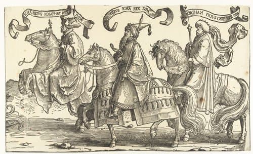 Koningen Joram by Lucas van Leyden