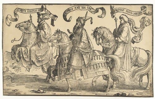 Koningen Joram by Lucas van Leyden