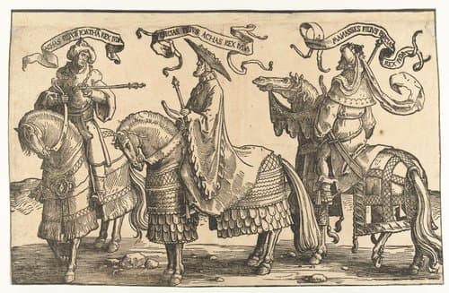 De twaalf koningen van Israël by Lucas van Leyden