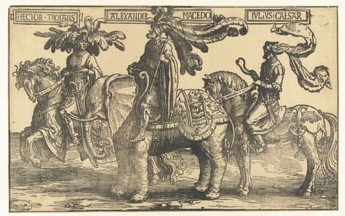 De negen helden by Lucas van Leyden