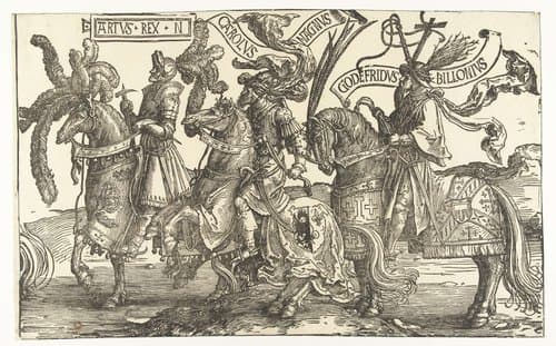 De negen helden by Lucas van Leyden