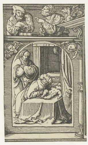 Elia en de zoon van de weduwe van Zarfath by anonymous